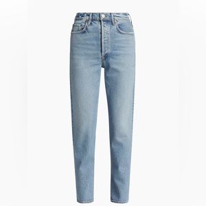 AGOLDE High-Rise Stovepipe Slim Jeans